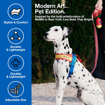 VETRESKA Moma Dog Harness and Leash Set, Easy Walk Dog Harness for Small Medium Dogs, No Pull Puppy Harness for Walking and Training, Adjustable, Take Control & Anti-Twist Pet Lead Combo