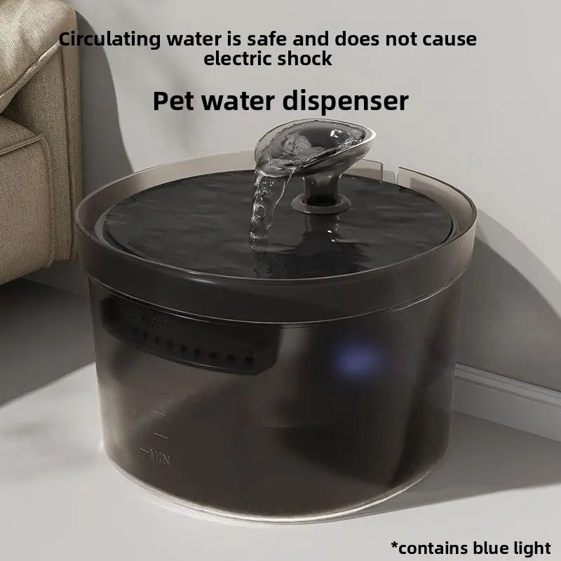 1.5L1.5L Pet Cat and Dog Water Dispenser Small Capacity Level Window