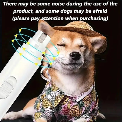 Cordless Dog Nail Clipper, Electric Dog Nail Trimmer, Pet Grooming Nail Grinder, Pet Supplies, Dog Stuff, Cat Accessories