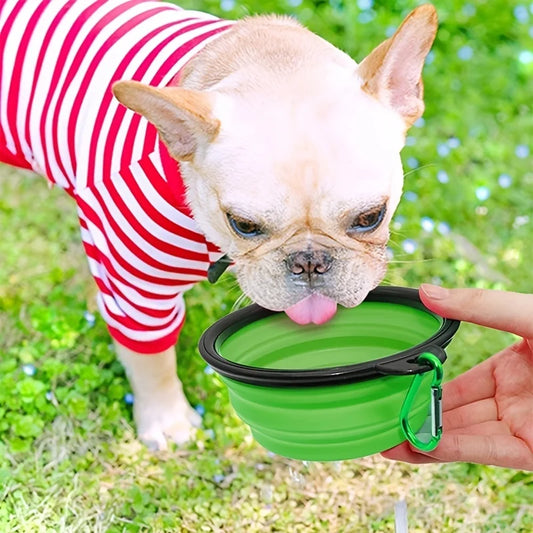Collapsible Dog & Cat Travel Bowl – Portable Food & Water Bowl for Travel, Walks & Outdoor Adventures