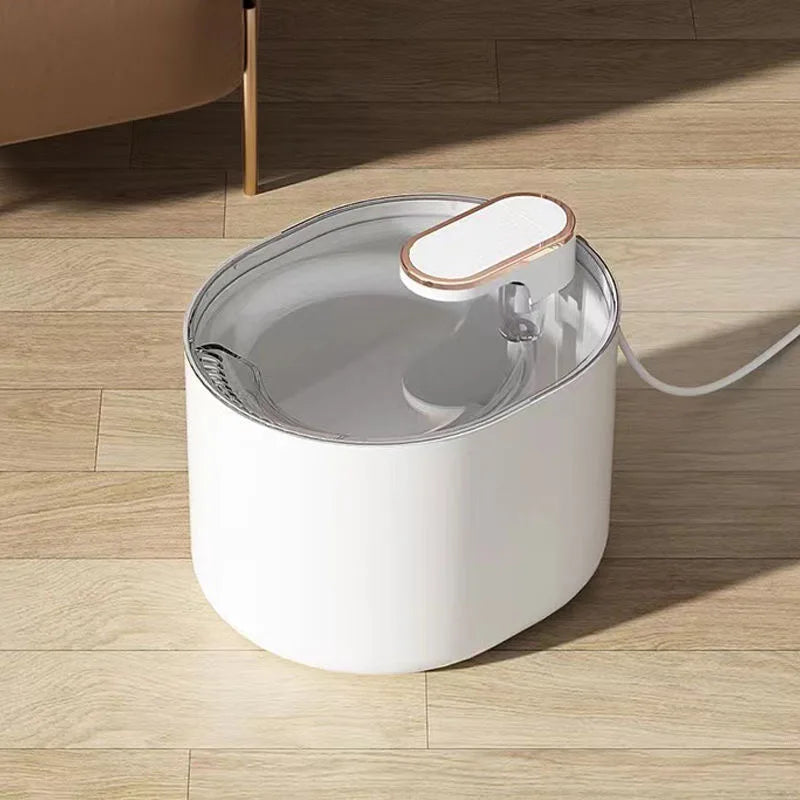 Automatic Pet Water Fountain – Filtered Circulating Water Dispenser for Cats & Dogs | Low-Mess Drinking Design