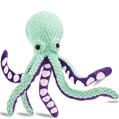 Interactive Plush Octopus Dog Toy – Squeaky & Durable Dog Toy for Small & Large Dogs | Boredom Relief & Playtime Companion