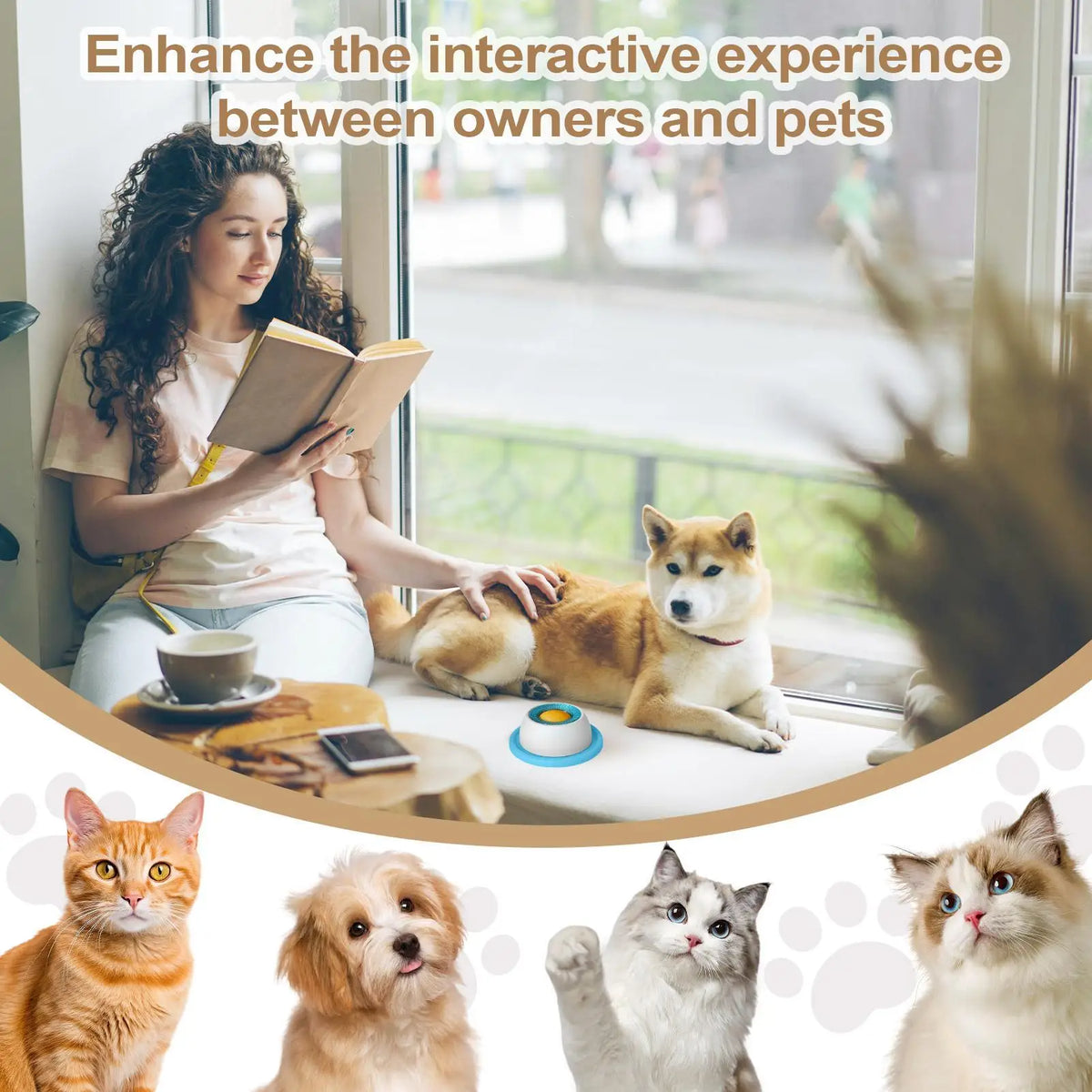 Interactive Dog Treat Puzzle Toy – Slow Feeder & Food Enrichment Toy for Puppies and Dogs | Boredom Relief & Healthy Eating