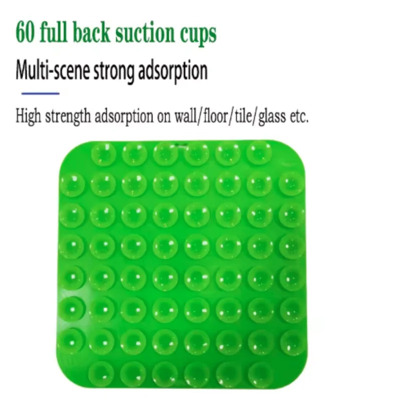 Silicone Dog Lick Mat – Slow Feeder & Bath Time Distraction Mat with Suction Cups for Treats & Training