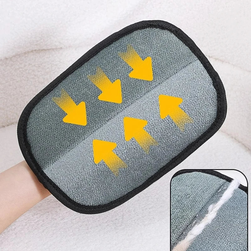 Reusable Pet Hair Remover Glove – Washable Dog & Cat Fur Removal Mitt for Clothes, Furniture & Upholstery