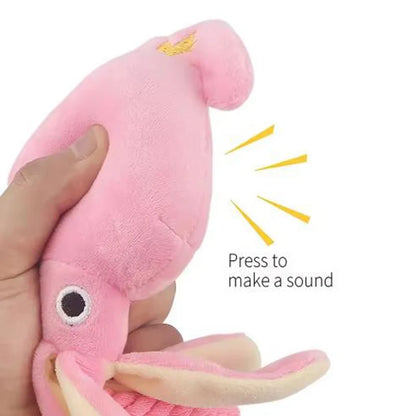 Octopus Rope Dog Toy – Squeaky Interactive Chew Toy for Dogs & Cats | Durable Dental Toy for Playtime & Teeth Cleaning