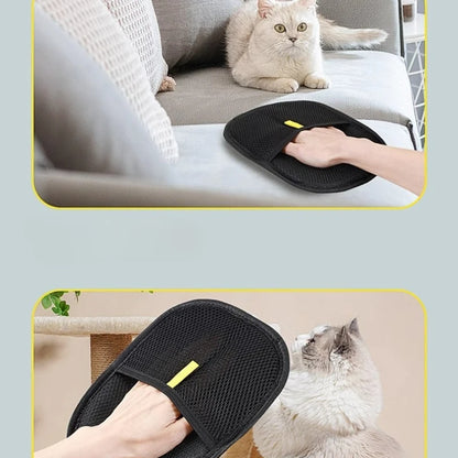 Reusable Pet Hair Remover Glove – Washable Dog & Cat Fur Removal Mitt for Clothes, Furniture & Upholstery