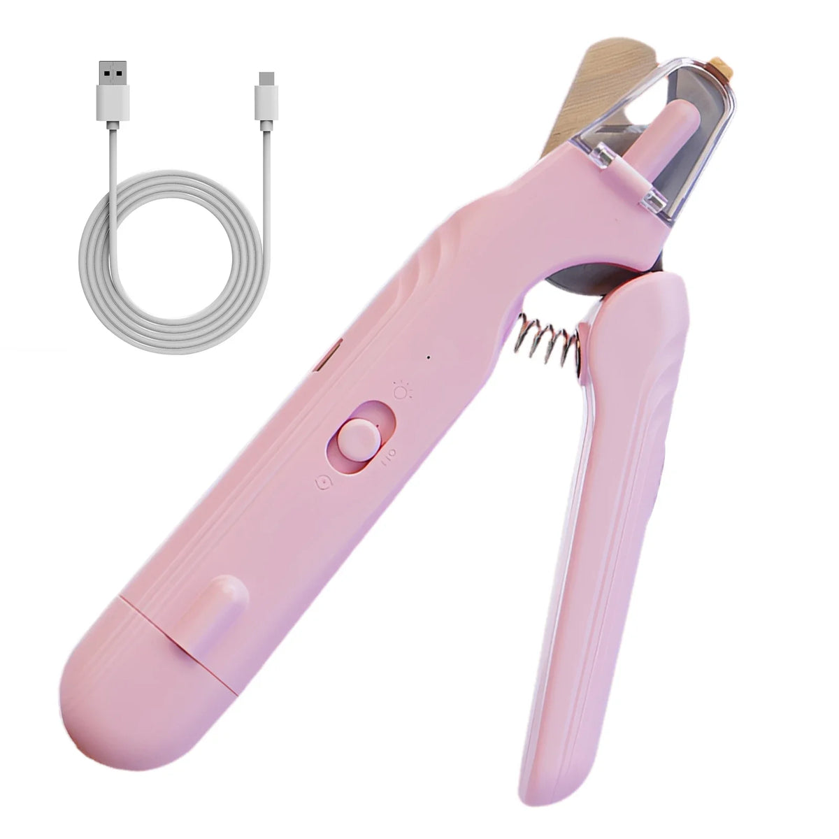 Pet Nail Grinder with LED Light – Quiet Electric Nail Trimmer for Small, Medium & Large Dogs and Cats | Pet Grooming Tool