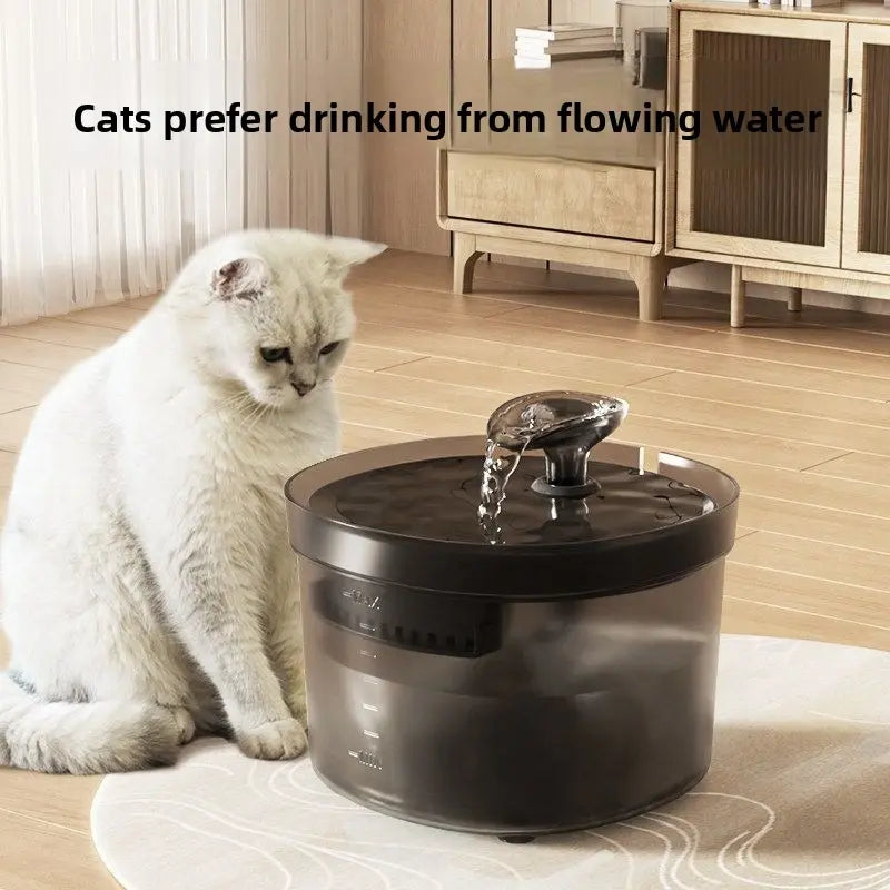 1.5L1.5L Pet Cat and Dog Water Dispenser Small Capacity Level Window